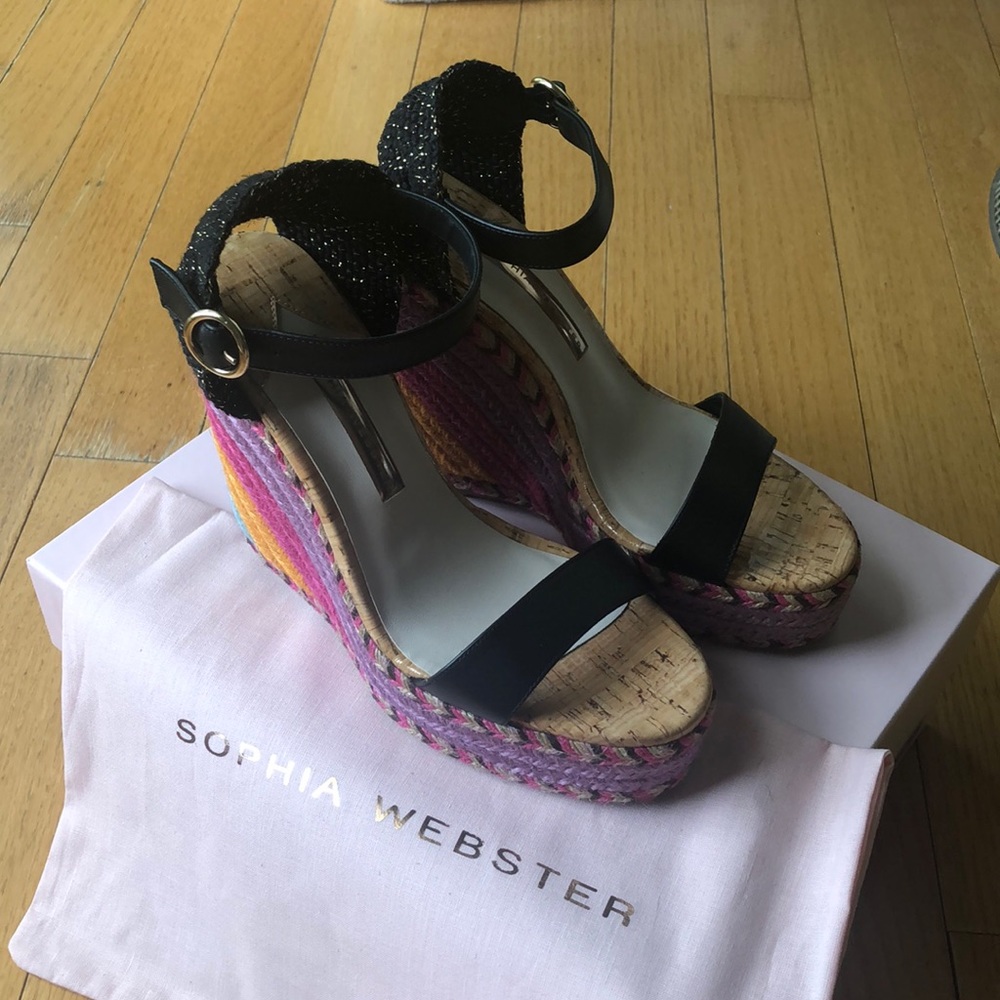 Sophia Webster platform espadrille